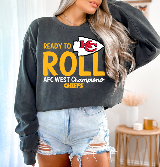 Ready to roll- AFC West Champions Chiefs - Yellow