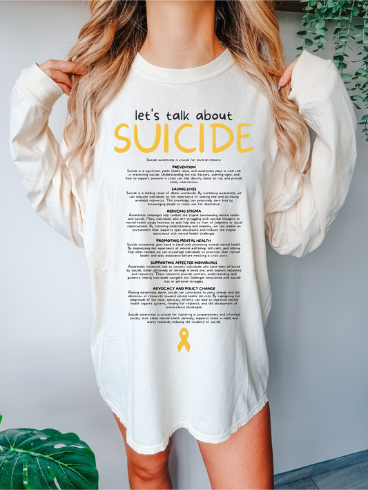 Let's talk about suicide