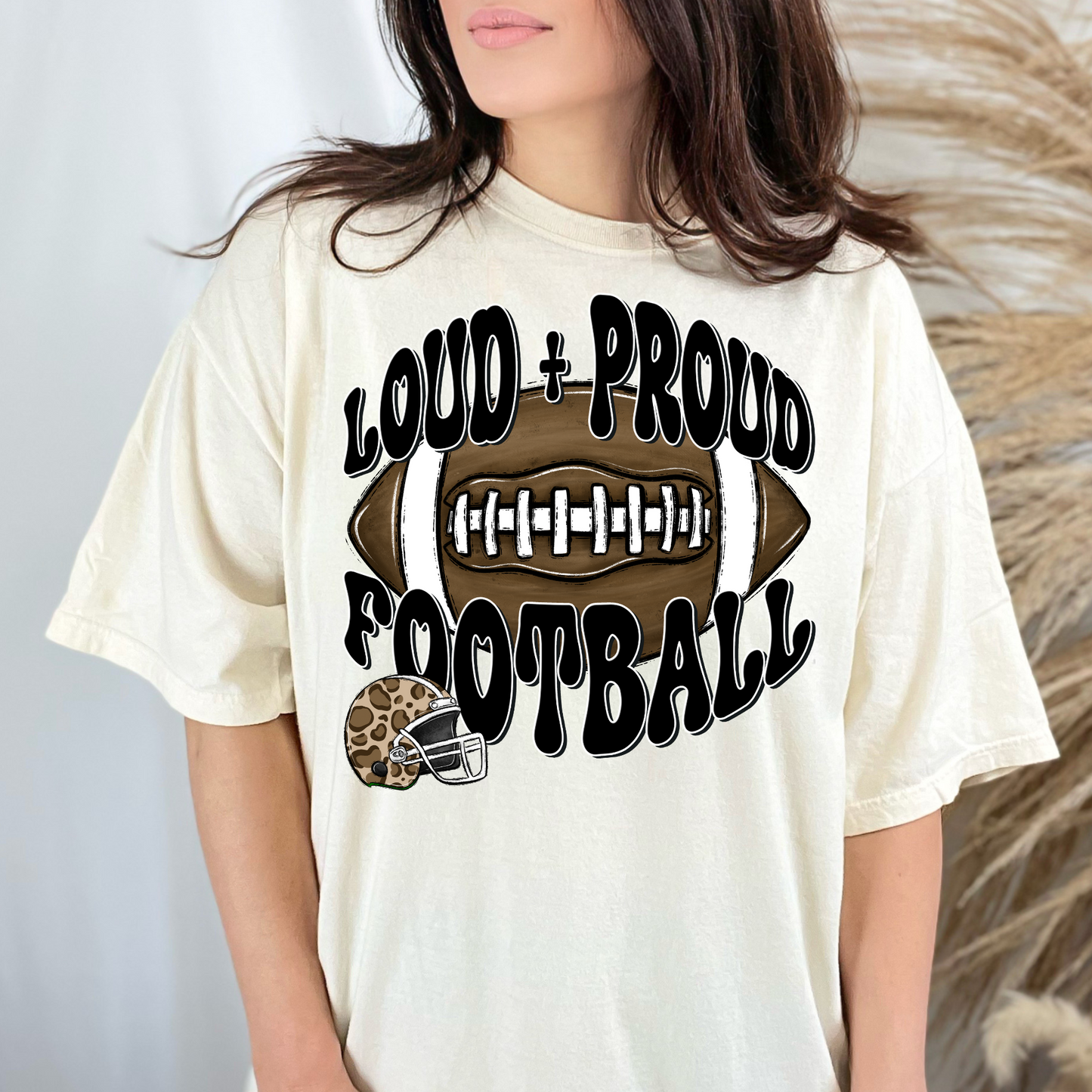 Loud & proud football-black