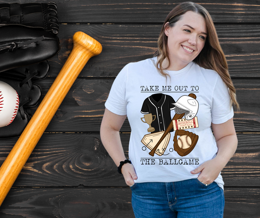 Take me out to the ball game collage