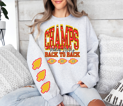 Arrowhead Sleeve (Red/Gold)