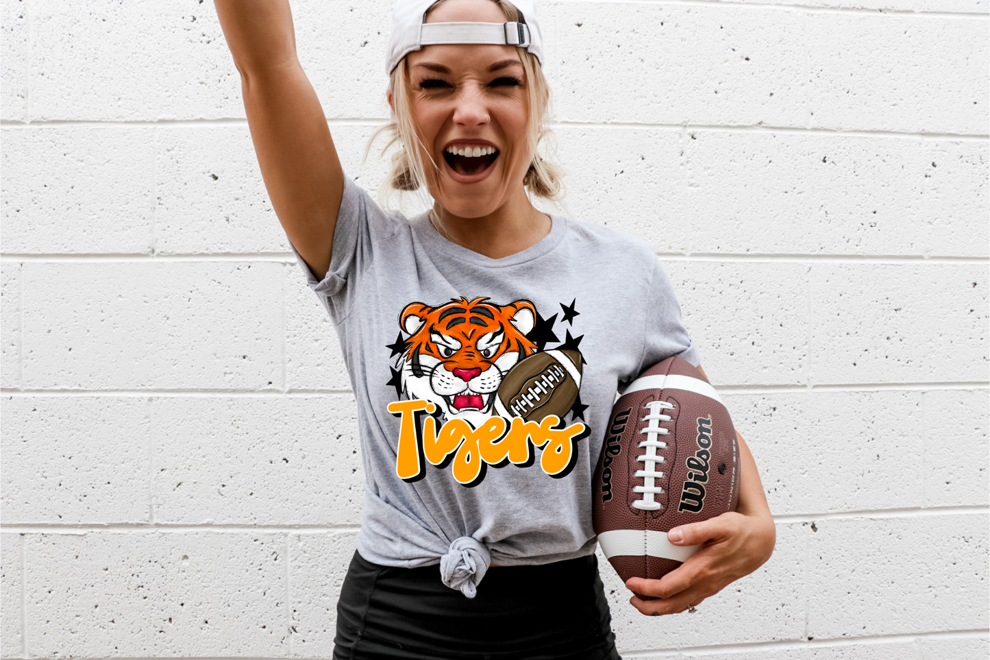 Tigers with mascot-yellow