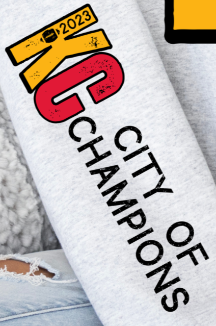 KC City Of Champions 2023 - SLEEVE (RED/GOLD)