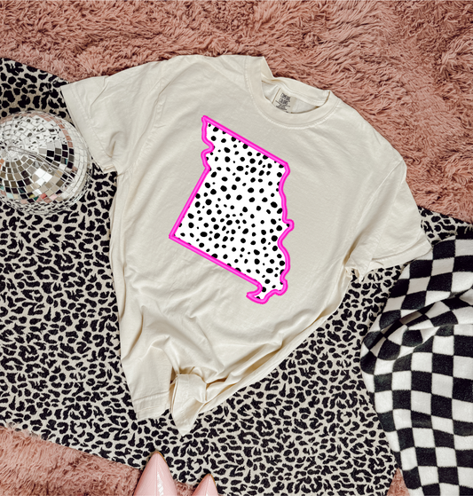 Missouri-Pink Outline