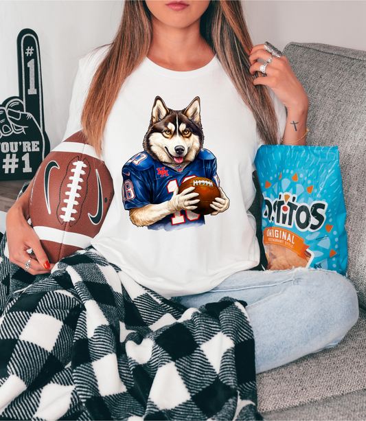Husky football player