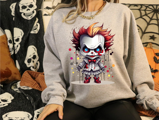 Pennywise surrounded by dots