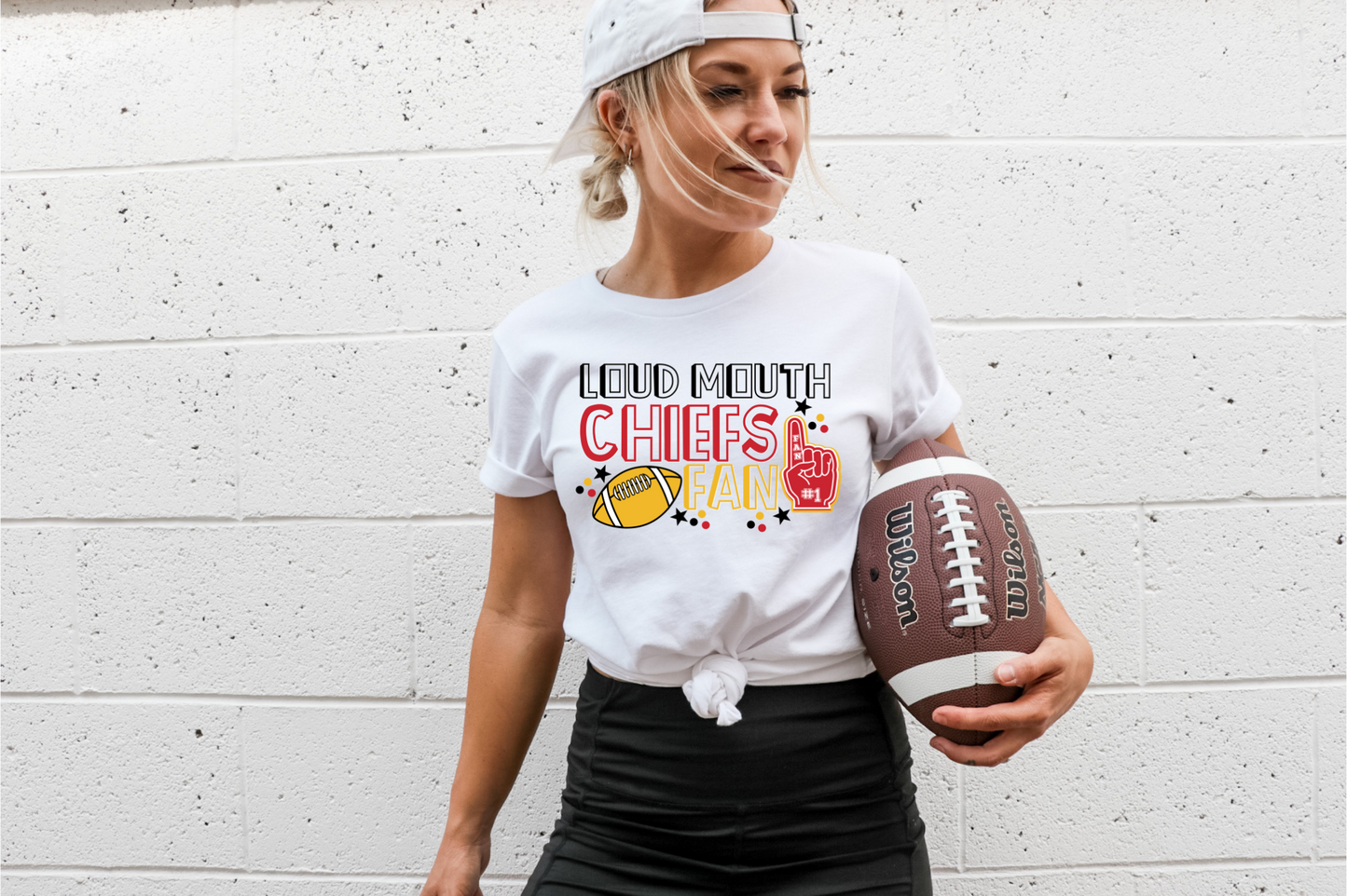Loud Mouth Chiefs Fan - DTF Transfer