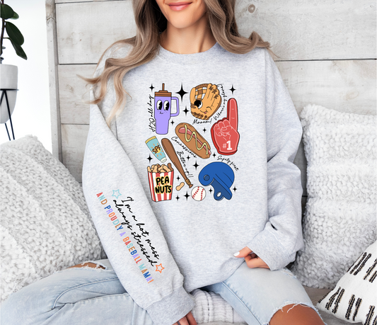 Baseball mama - sleeve