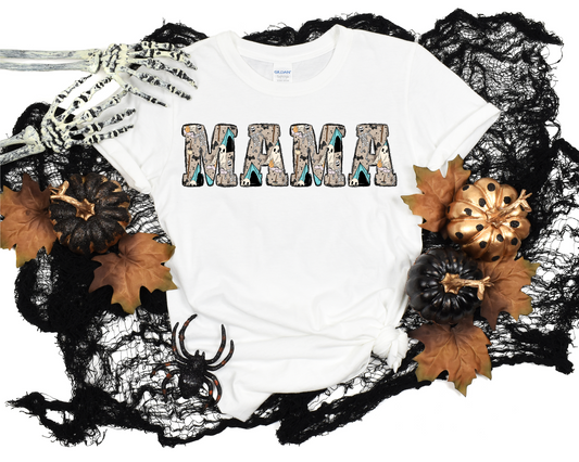 Mama, Halloween collage