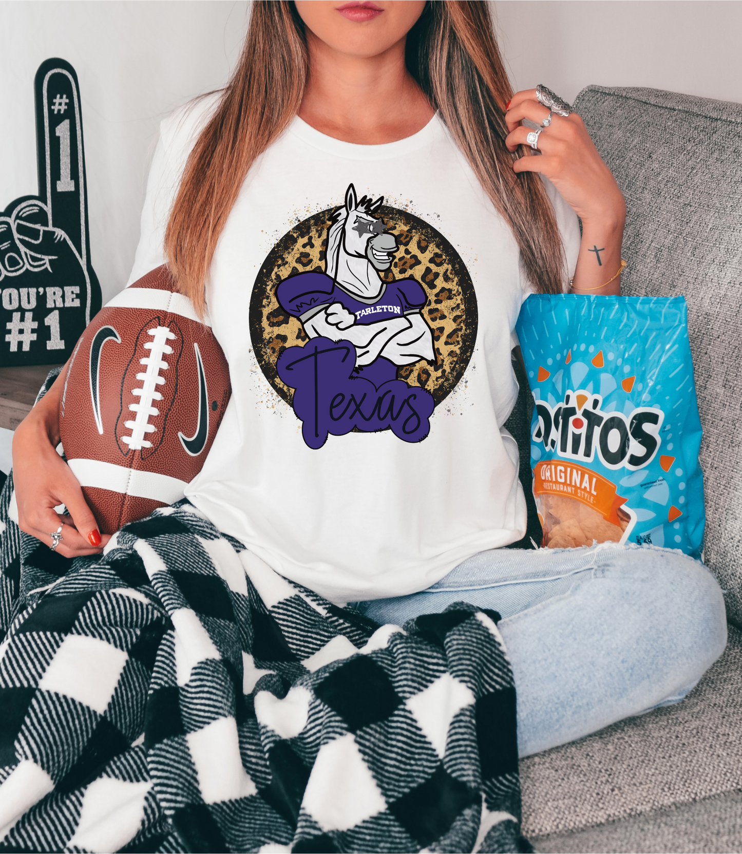 Tarleton Texas mascot-cheetah print