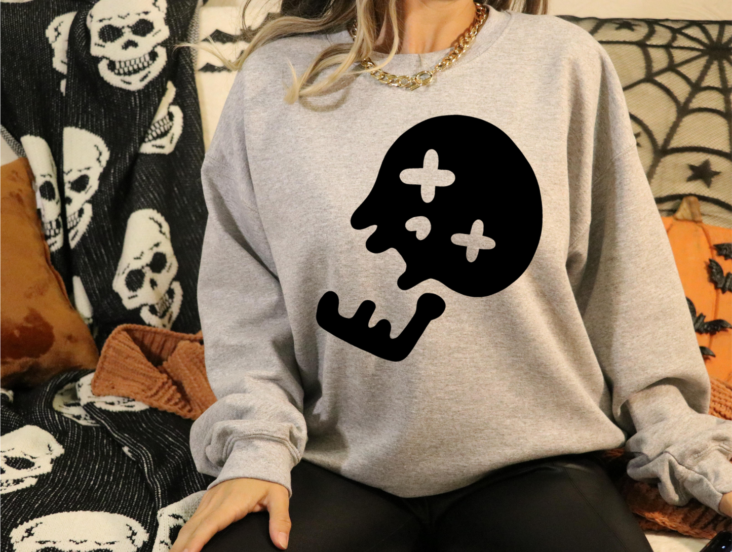 Black skull
