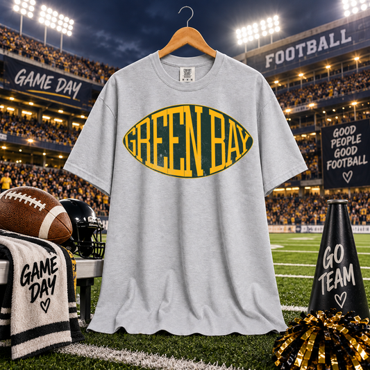 Football Typography Green Bay