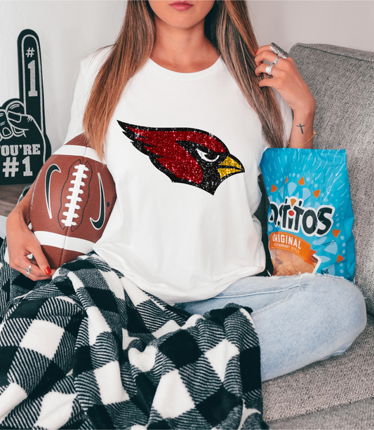 Arizona Cardinal - faux sequin