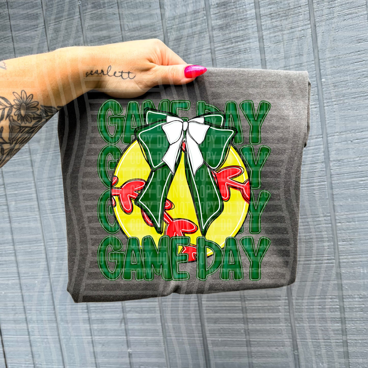 GAMEDAY SOFTBALL DARK GREEN