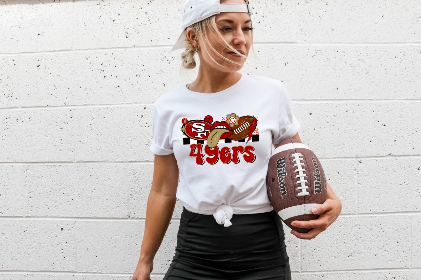 Retro checkered 49ers