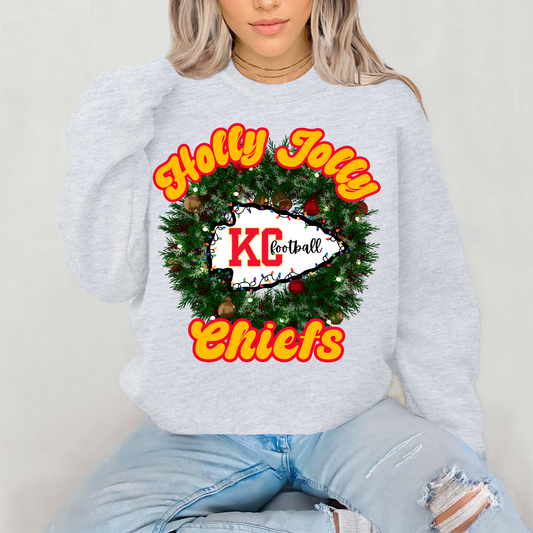 Holly Jolly Chiefs Arrowhead Lights