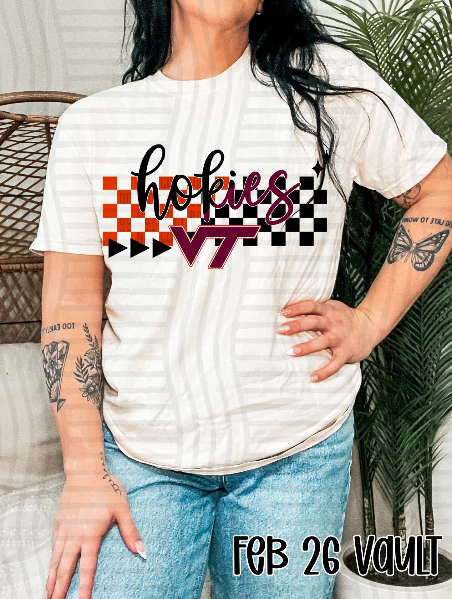 CHECKERED HOKIES