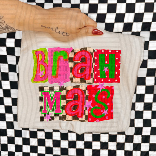 BRAHMAS RED & GREEN CHECKERS