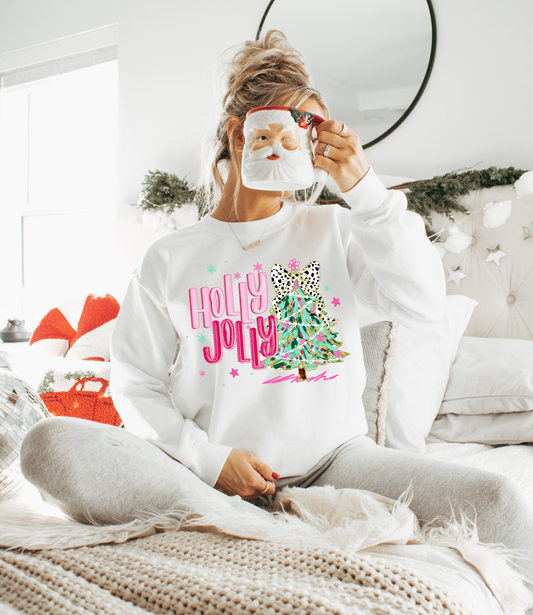 Holly Jolly Bow Christmas Tree