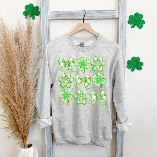 St. Patrick's Day Bows & Clovers