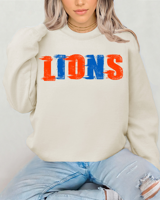 Lions Red And Blue