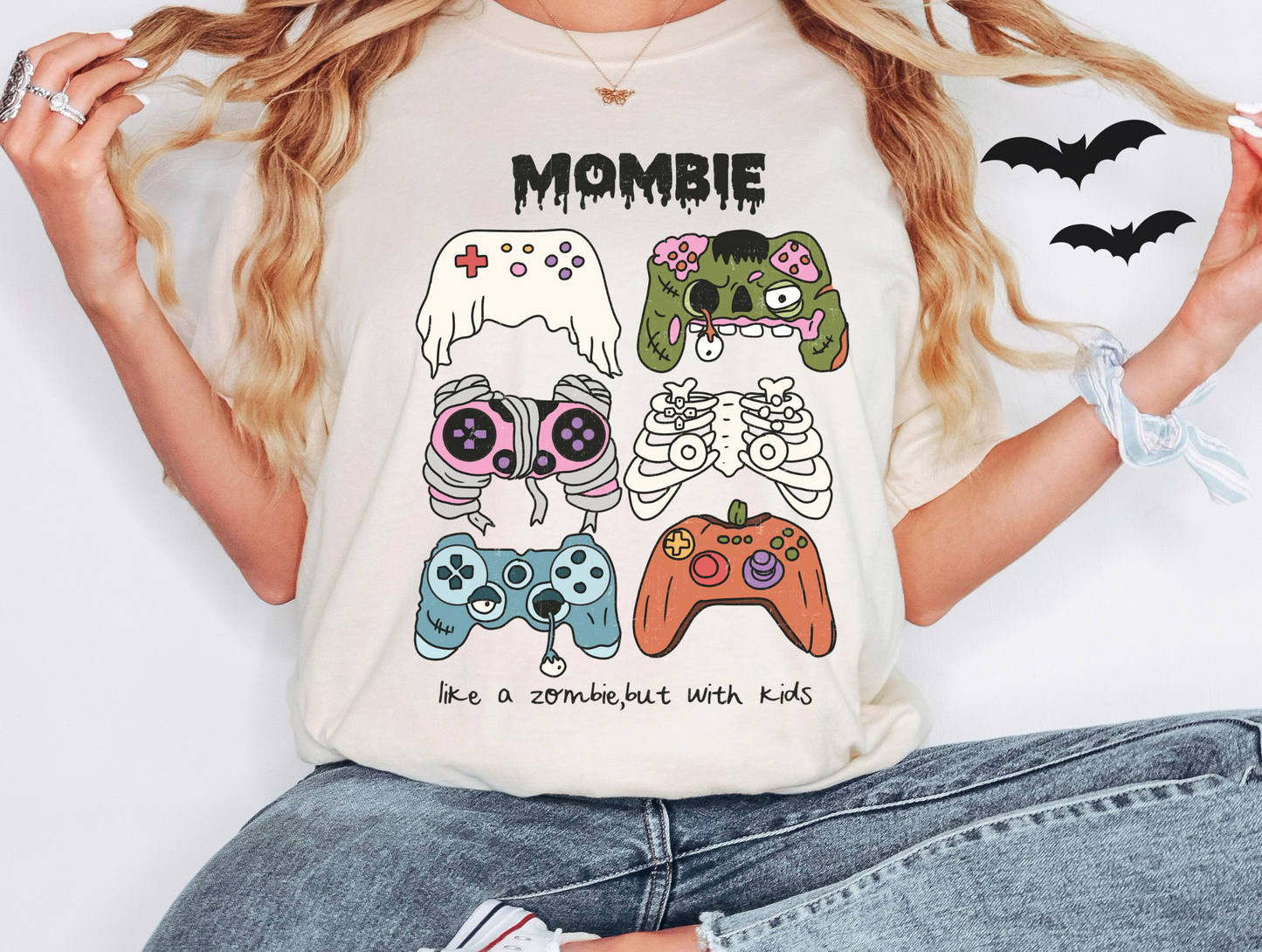 Mombie, like a zombie but with kids - with various controllers