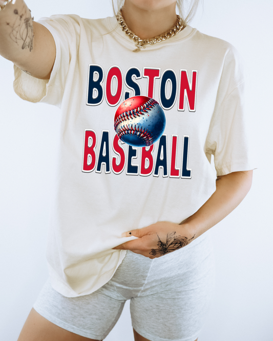 Boston Baseball Red/Blue