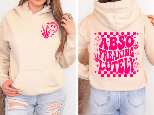 Abso freaking lutely, pink - back