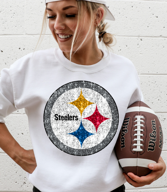 Steelers Logo GLITTER - DTF Print