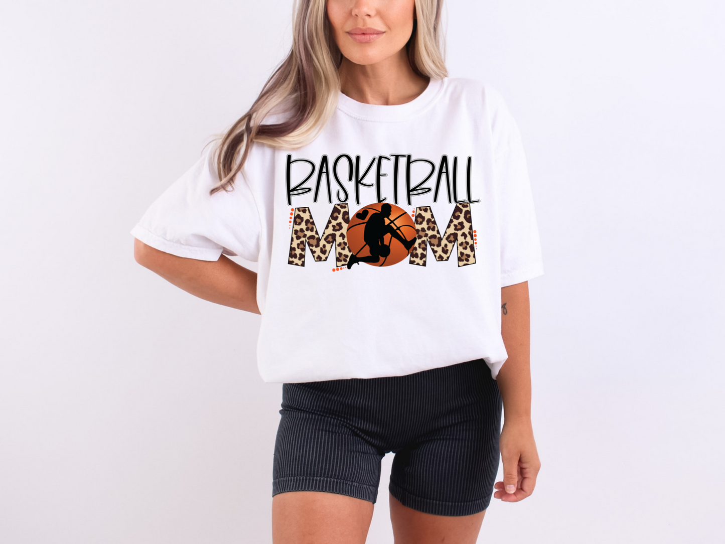 Leopard Basketball Mom