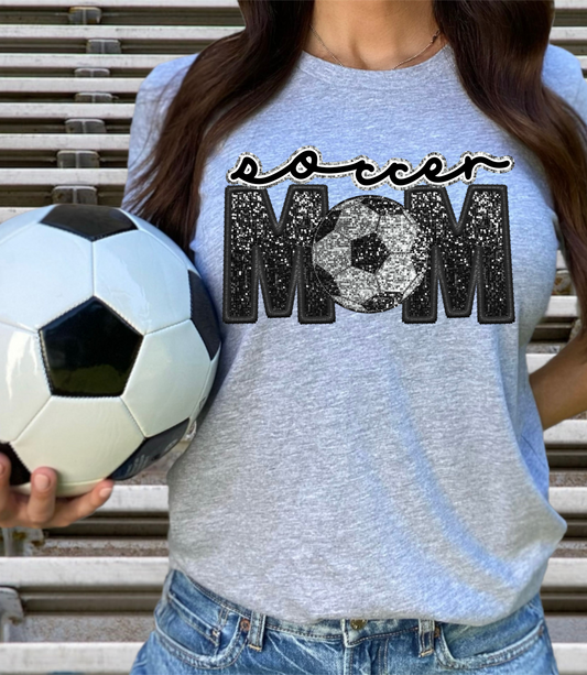 Soccer mom - faux sequin