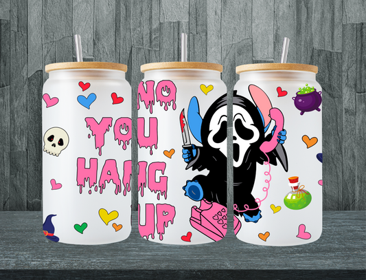 No you hang up, Ghostface stitch - UV Libby Wrap