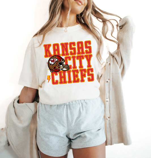 Kansas City Chiefs Cheetah Helmet