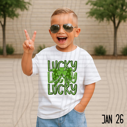ST. PATRICK'S DAY LUCKY STACK BOW