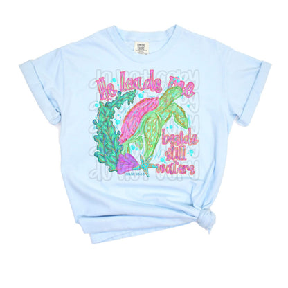 He leads me beside still waters