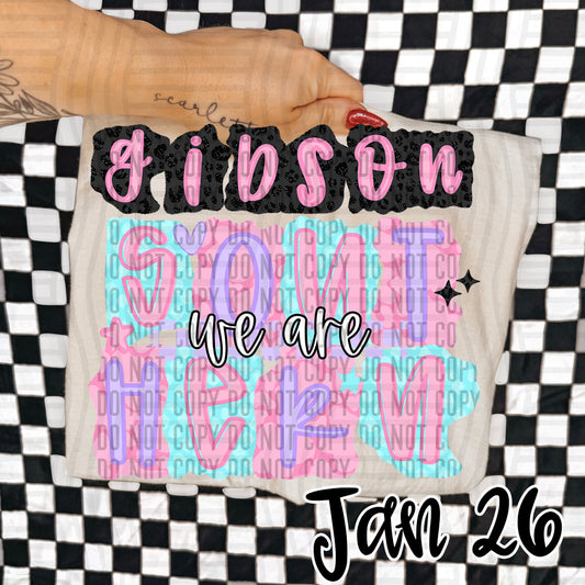 WE ARE GIBSON SOUTHERN LEOPARD