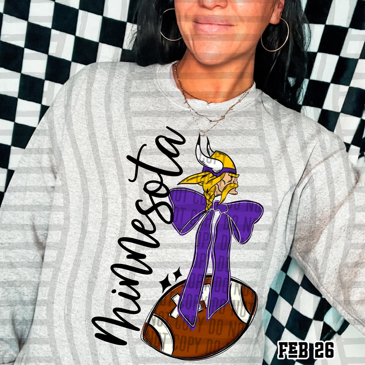 MINNESOTA VIKINGS FOOTBALL BOW