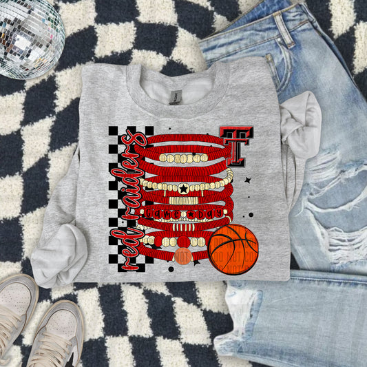 RED RAIDERS BASKETBALL GAME DAY BRACELETS