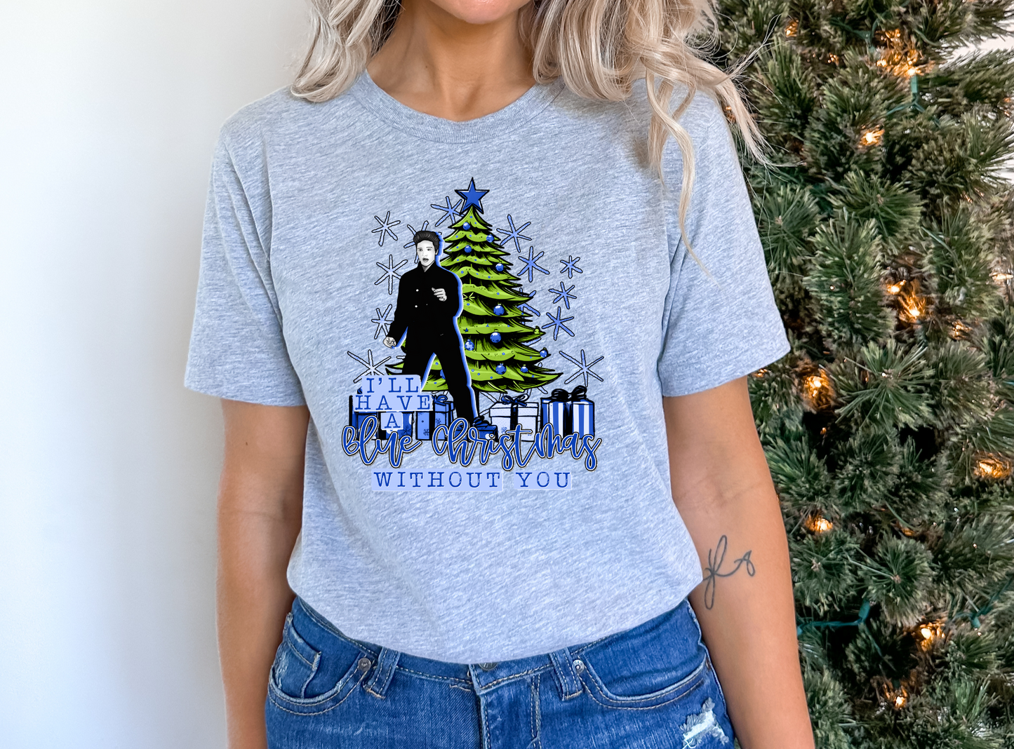 I'll have a blue Christmas without you