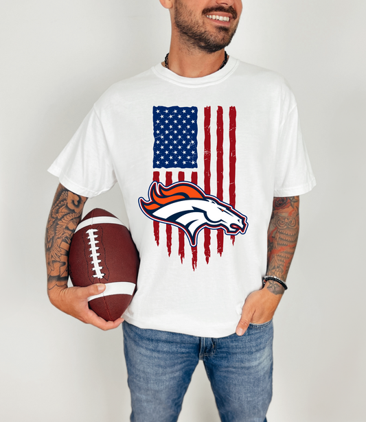 USA Flag Broncos