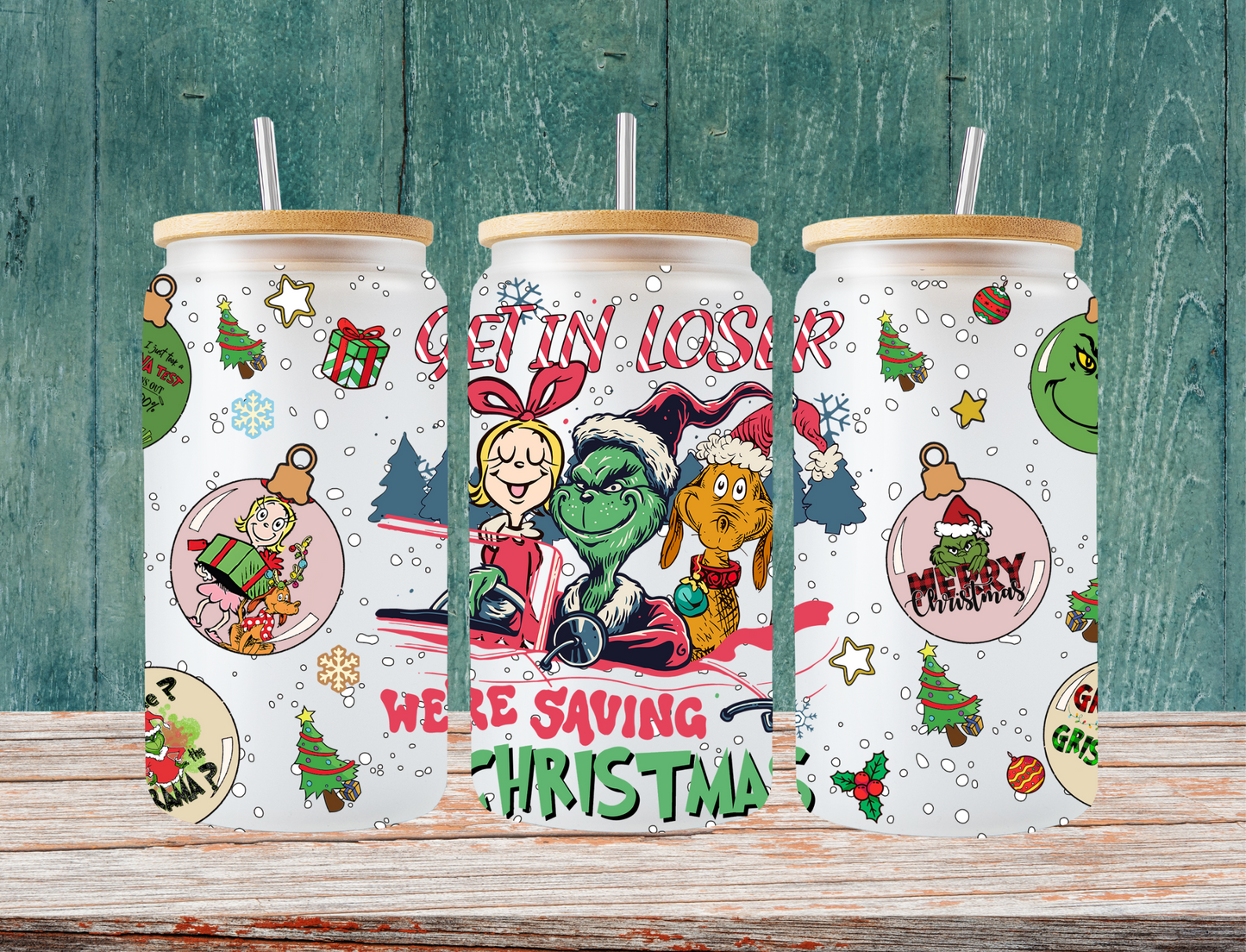 Saving Christmas Grinch Cindy Max - UV Libby Wrap