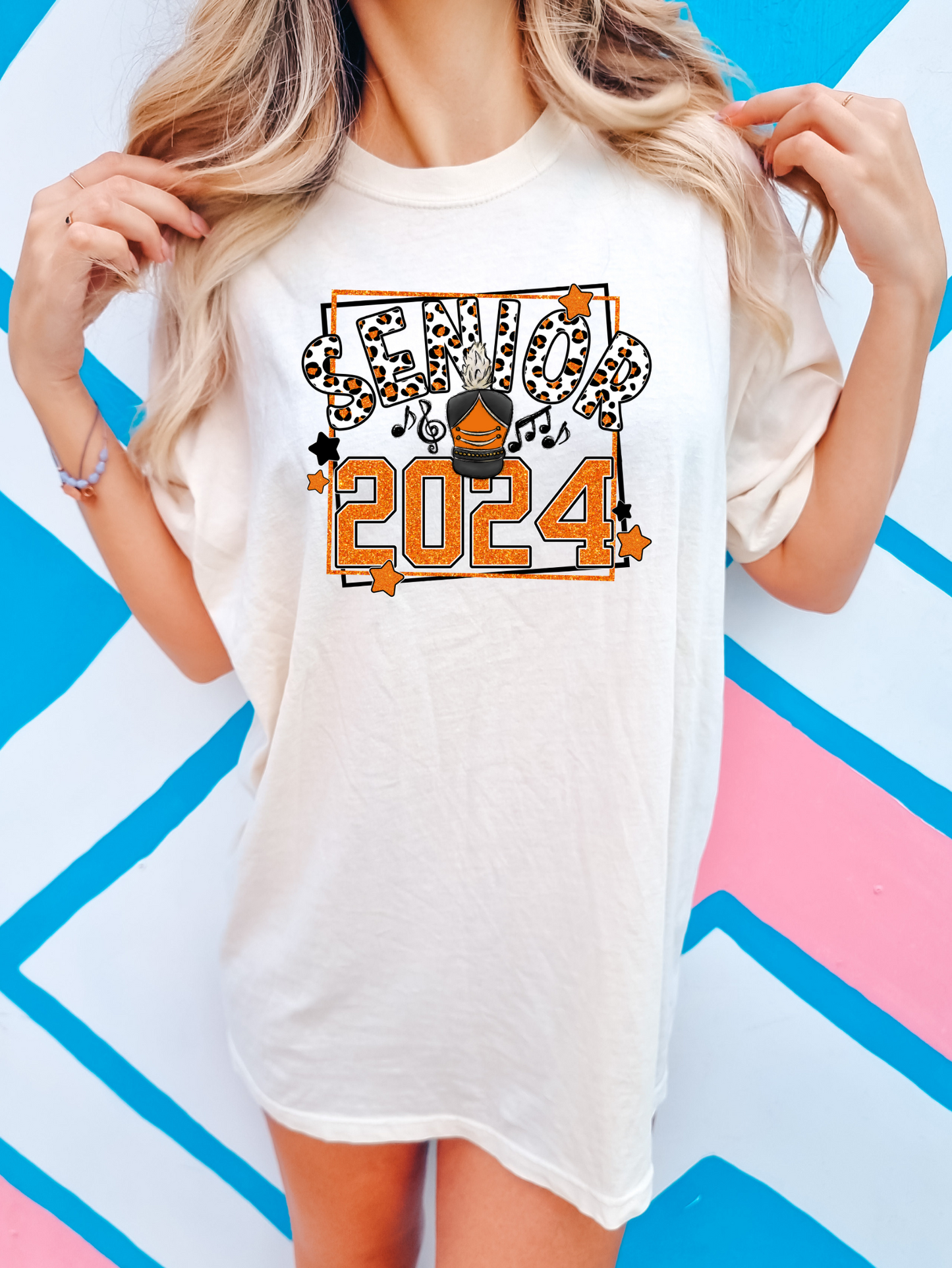 Senior 2024 - orange with band hat