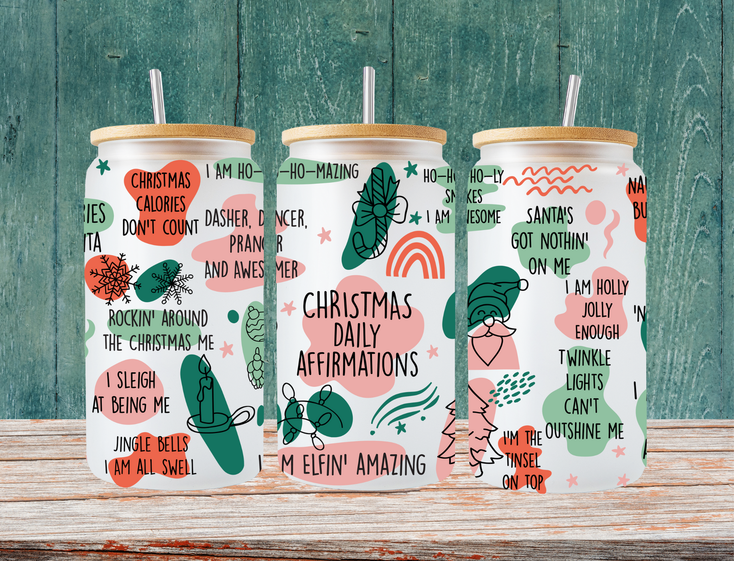 Christmas Daily Affirmations - UV Libby Wrap