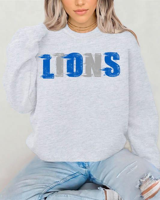 Lions Blue And Silver