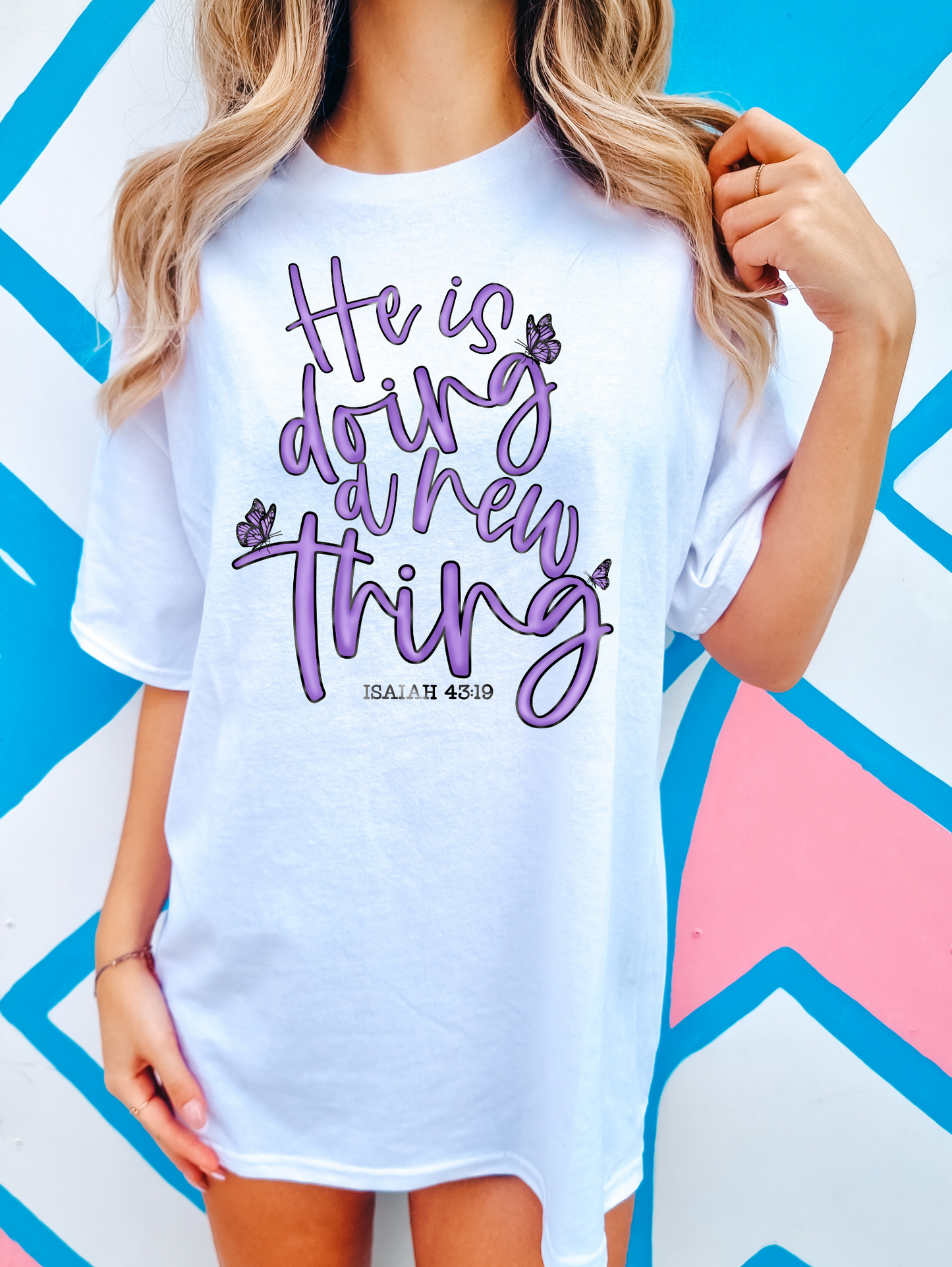 He is doing a new thing