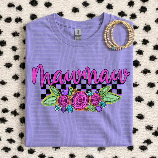 MAWMAW CHECKERS FLOWERS
