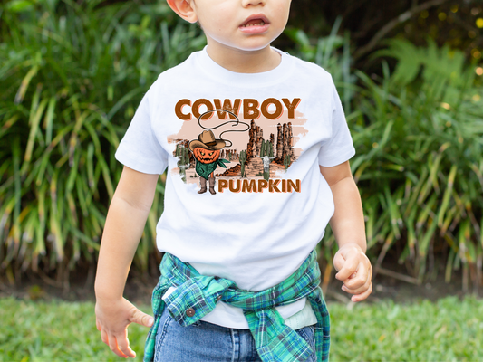 Cowboy pumpkin