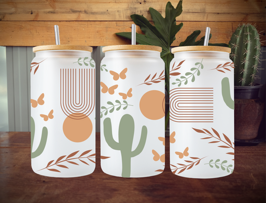 Cacti and butterflies - UV Libby Wrap