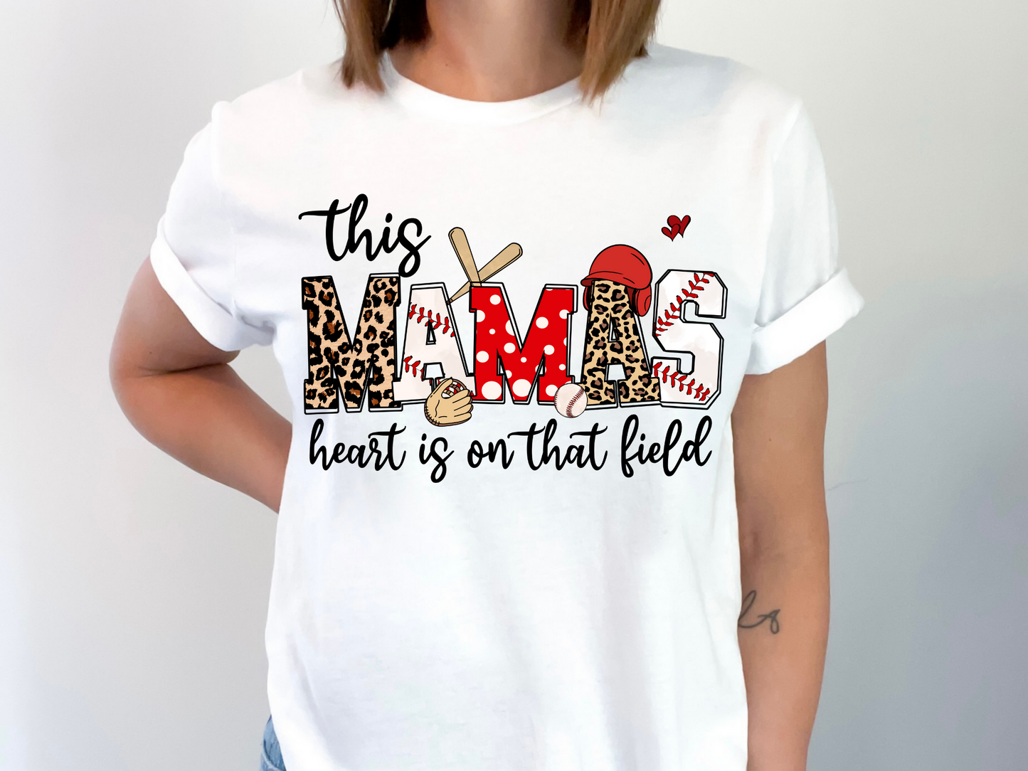 This mama's heart is on that field-baseball