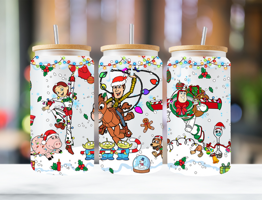Toy Story Christmas Snow Drip - UV Libby Wrap